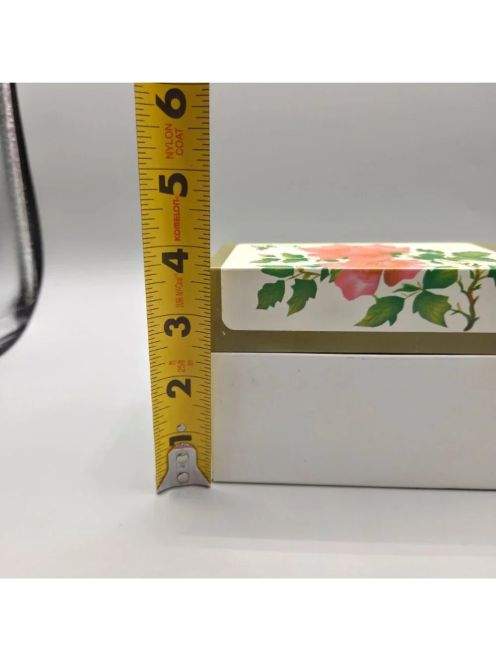 Vintage Recipe Box Floral Lid South Dakota Cow-Belles Recipe Cards Ohio Art